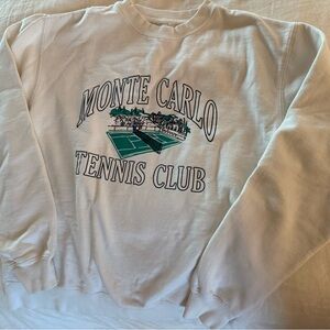 Monte Carlo Tennis Club White Sweater from first port